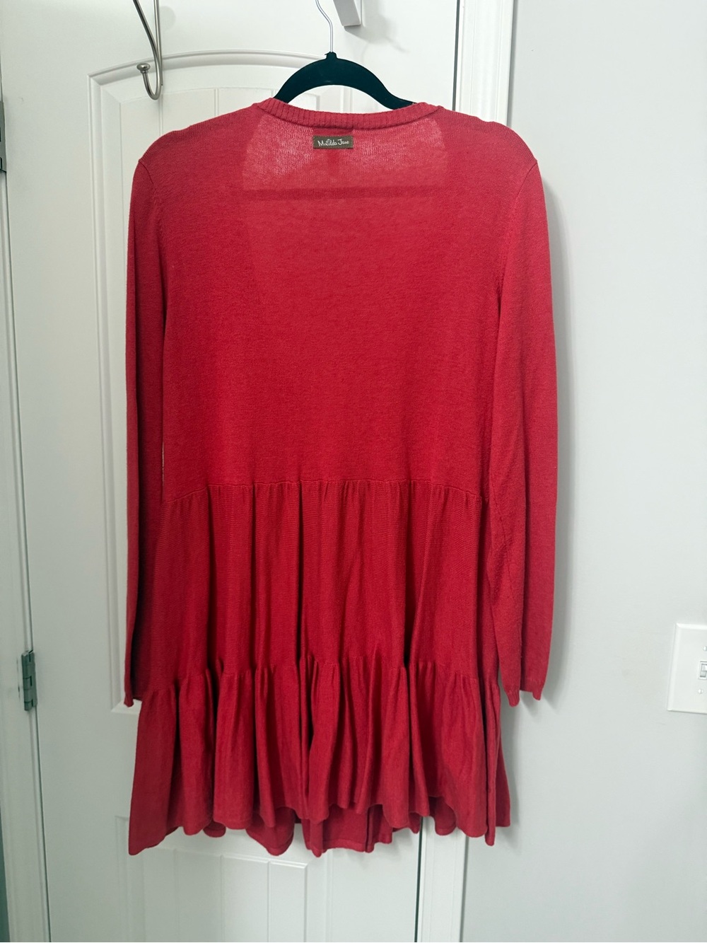 Matilda Jane Red Tiered Button-Front Cardigan - Picture 2 of 2